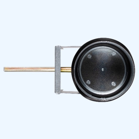 DCGAr 100 Shuft воздушный клапан под электропривод с резиновым уплотнителем на запорных лопатках